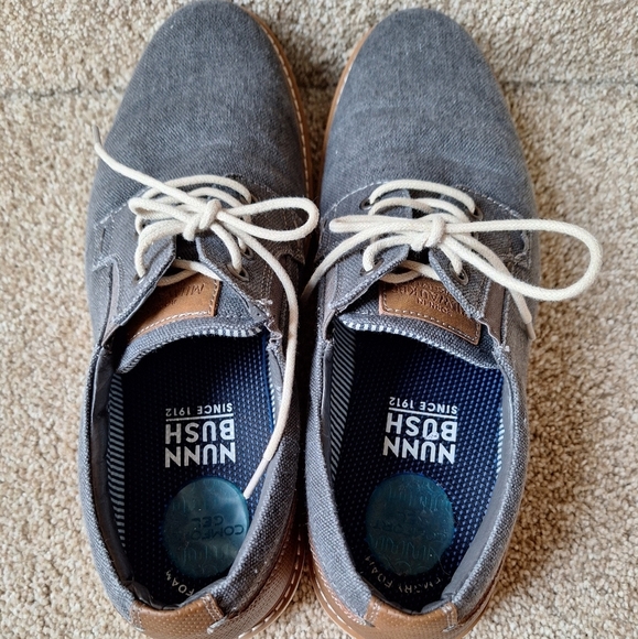 Nunn Bush Mens Barklay Canvas Lace Up Oxfords Size 10.5 M - Picture 5 of 10